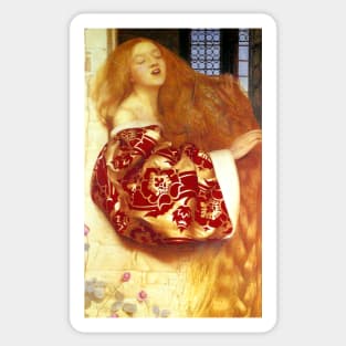 Rapunzel - Frank Cadogan Cowper Sticker